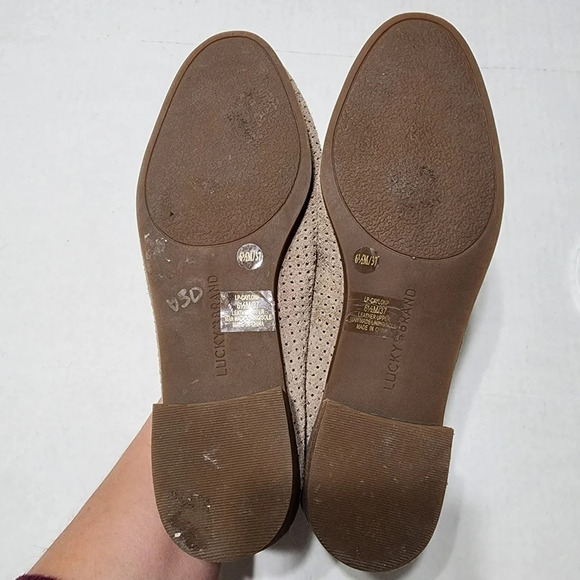 LUCKY BRAND Caylon Penny Loafers Tan Size 6.5/37 - Picture 9 of 10